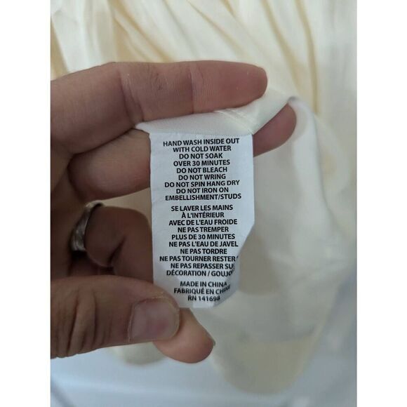 Ramy Brook Stella‎ Corset Mini Dress women's size small cream gold - Picture 10 of 16